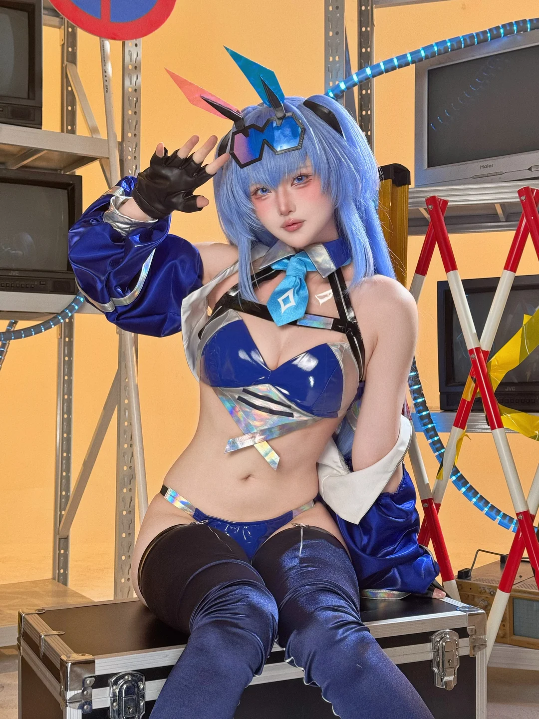 屿鱼 - No.082 碧蓝航线 花园赛车服 [82P-792MB] tg@simisebaisi 【丝足阁】077.webp